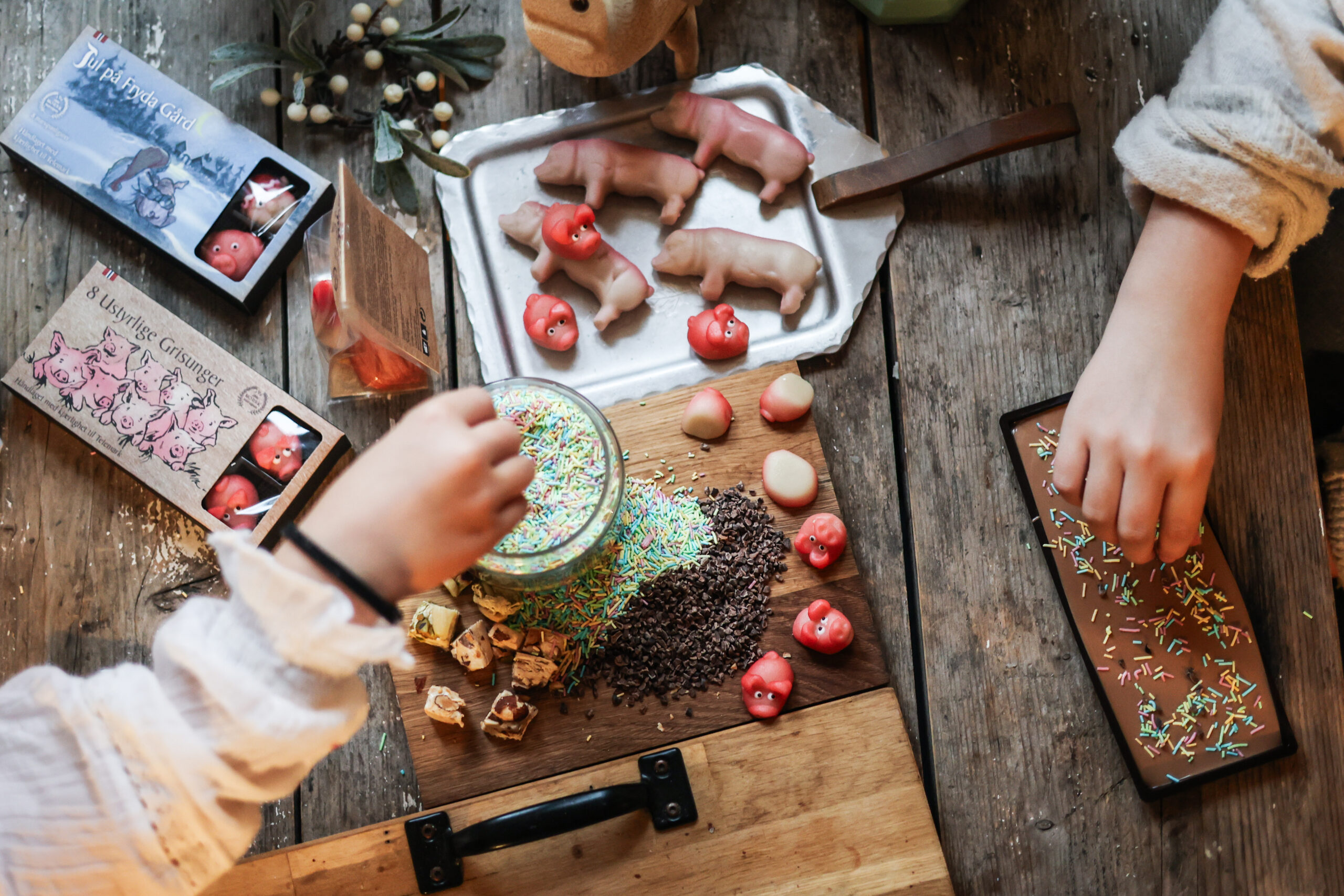 Lag din egen sjokoladeplate